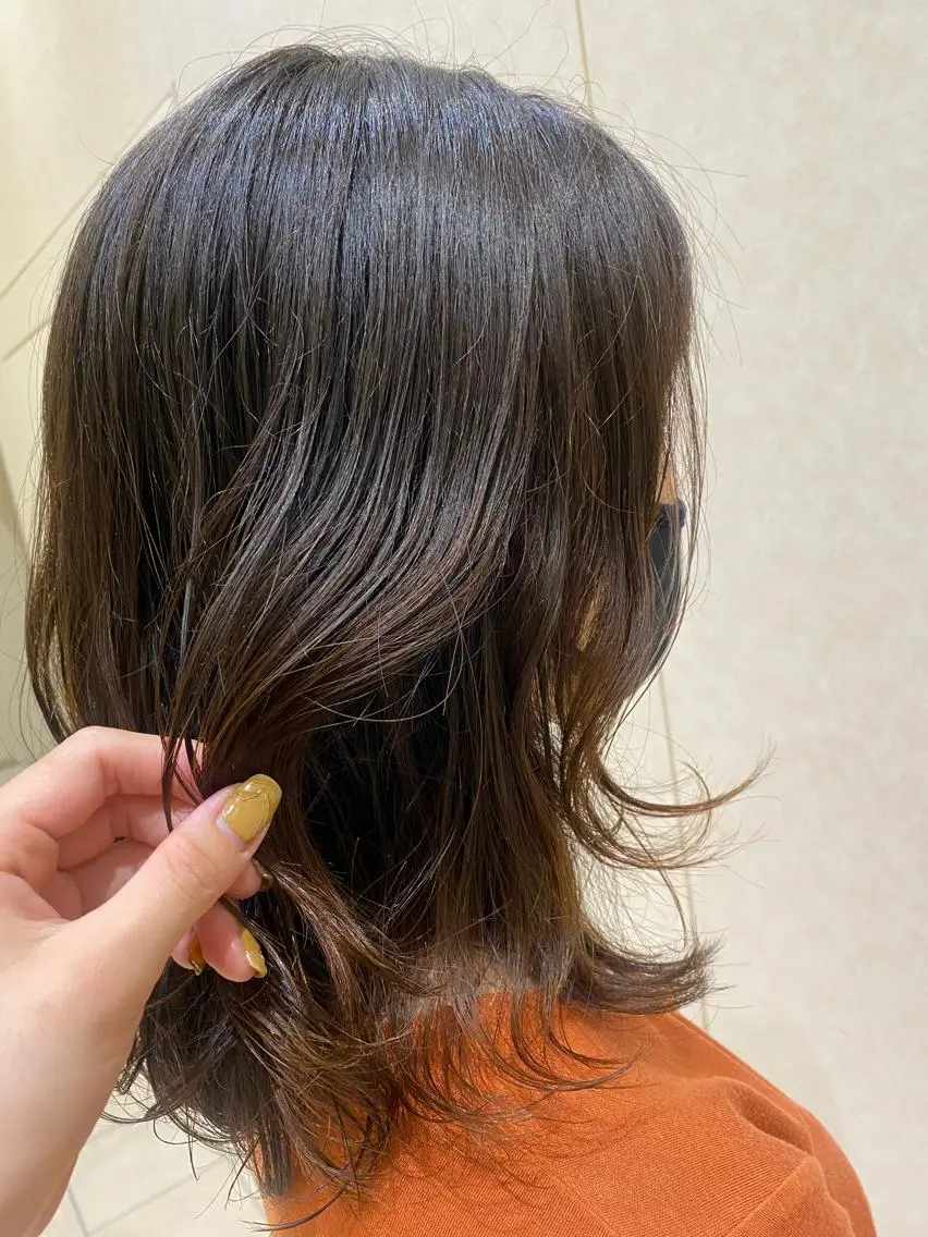 パーマ デジタルパーマ 小倉 沙織のヘアスタイル