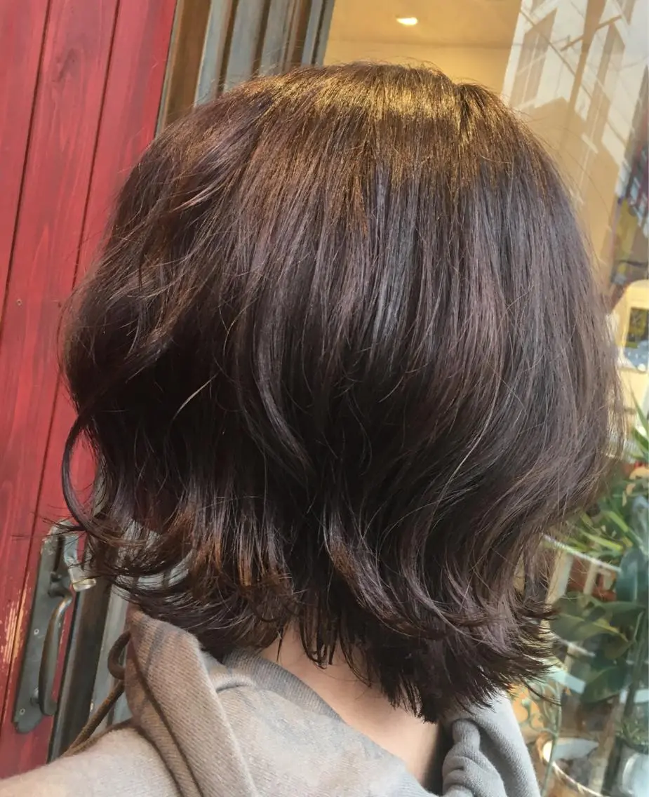 ミディアム カラー イルミナカラー plaatje 義見のヘアスタイル