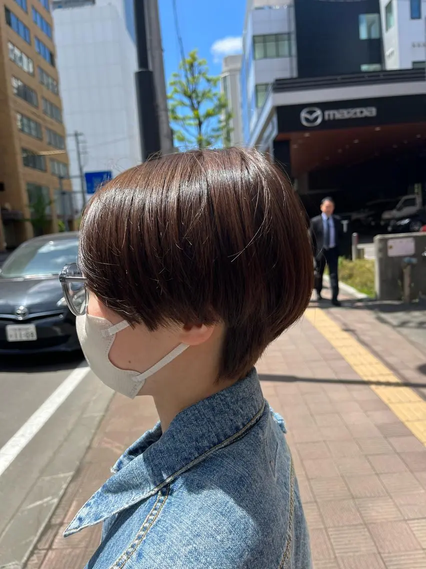 ショート カラー メンズ キッズ Seira 札幌メンズサロンのヘアスタイル
