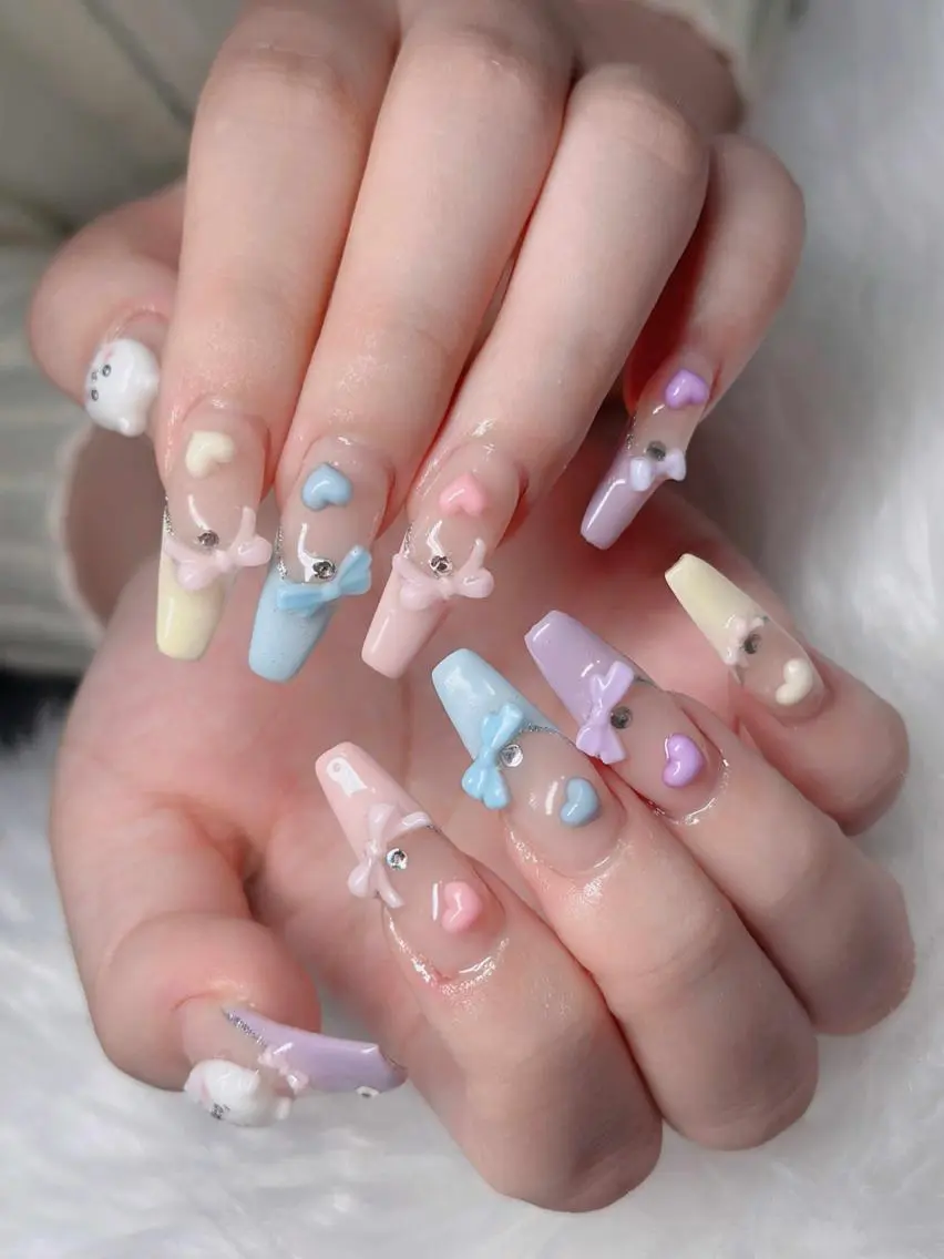 ネイル フレンチネイル ジェルネイル ハロウィン 韓国ネイル マグネットネイル ハンドネイル Hbaby nailのネイルデザイン