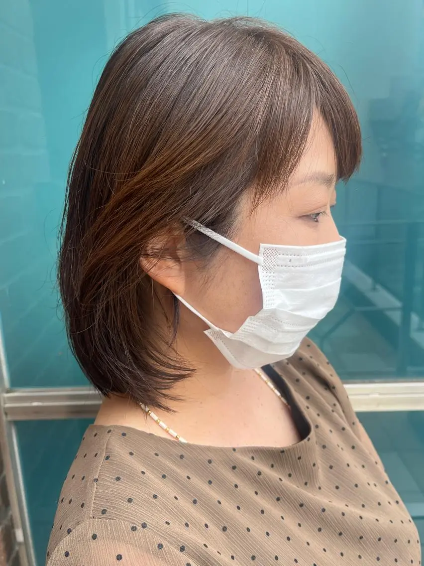 ショート カラー パーマ ヘアアレンジ メンズ キッズ ネイル アイブロウ メンズパーマ ブラウンカラー ケアカラー 透明感カラー ピンクカラー 久木原 ゆりのヘアスタイル