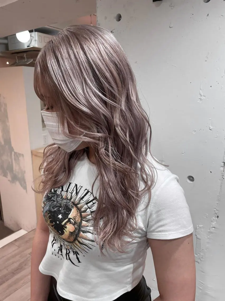 ロング カラー カラーが上手い 辻悠月のヘアスタイル