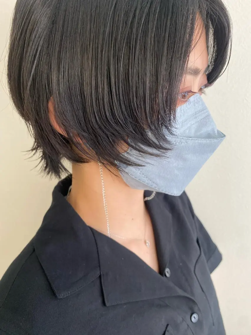 ショート ショートヘア ウルフカット GINZARay2 風本朱里🐥のヘアスタイル