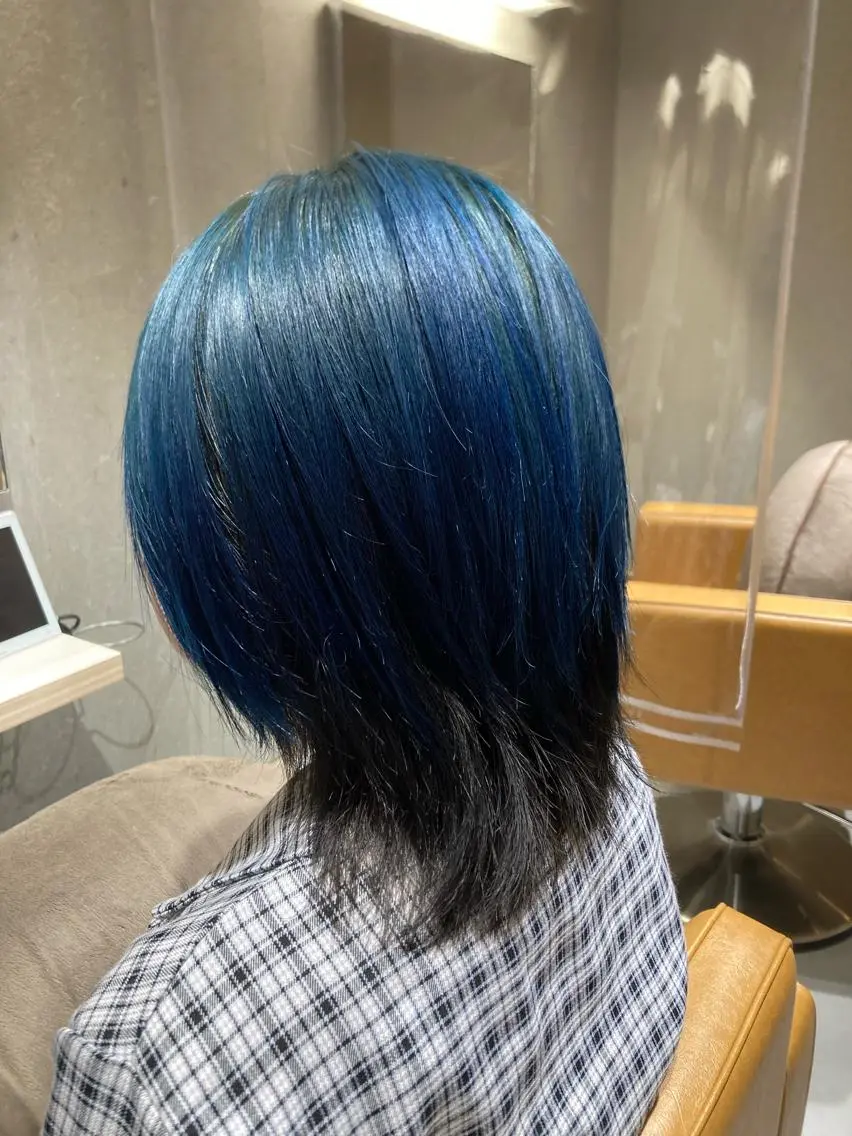 カラー 艶髪/韓国風🤍🖤 小林実央‎のヘアスタイル