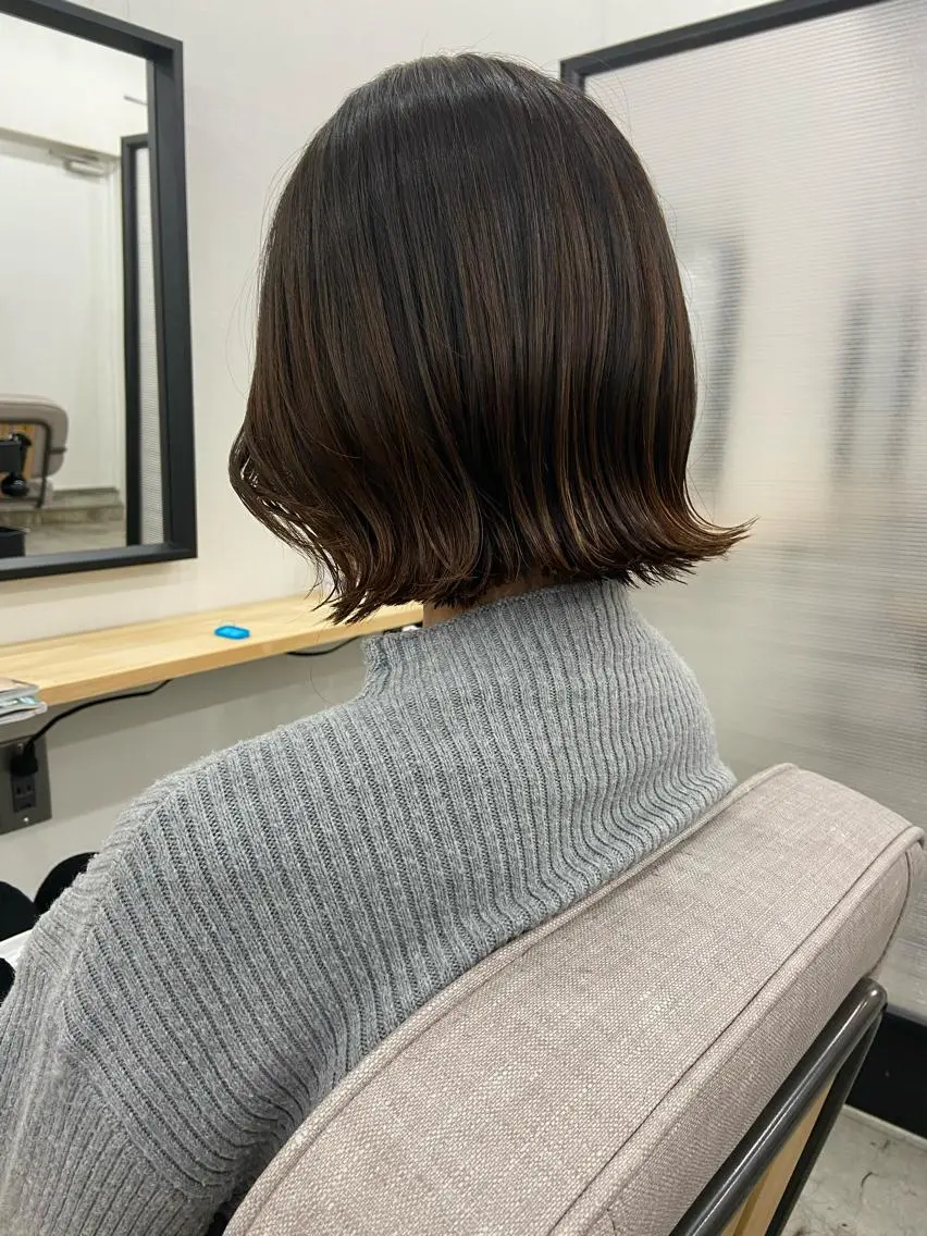 ショート ヘアアレンジ ボブ 外ハネヘア Trip大名 AZUのヘアスタイル