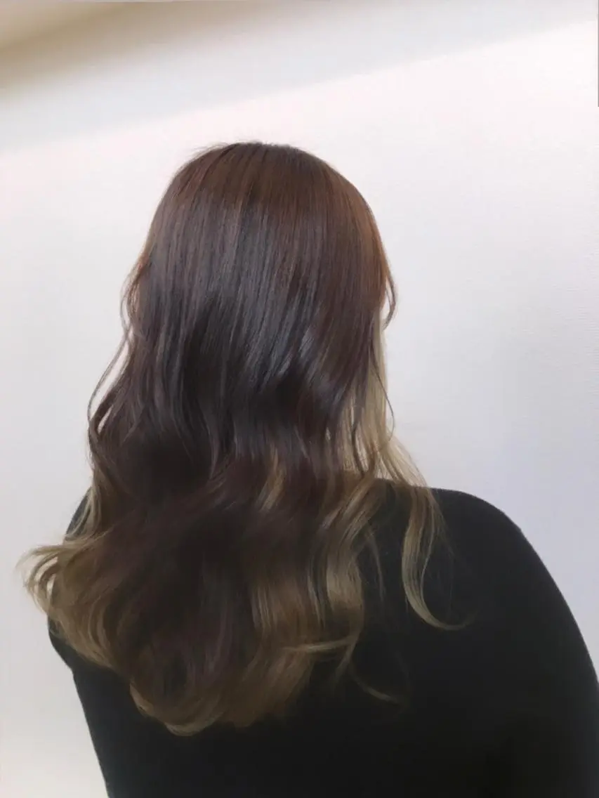 ロング もりたみかこ 美容師お休み中のヘアスタイル