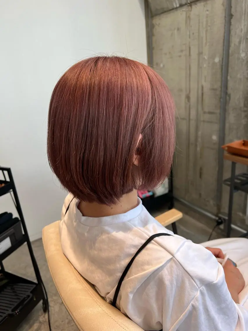 ミディアム カット ヘアカラー トリートメント 韓国風ヘア 🇰🇷清水しいなのヘアスタイル