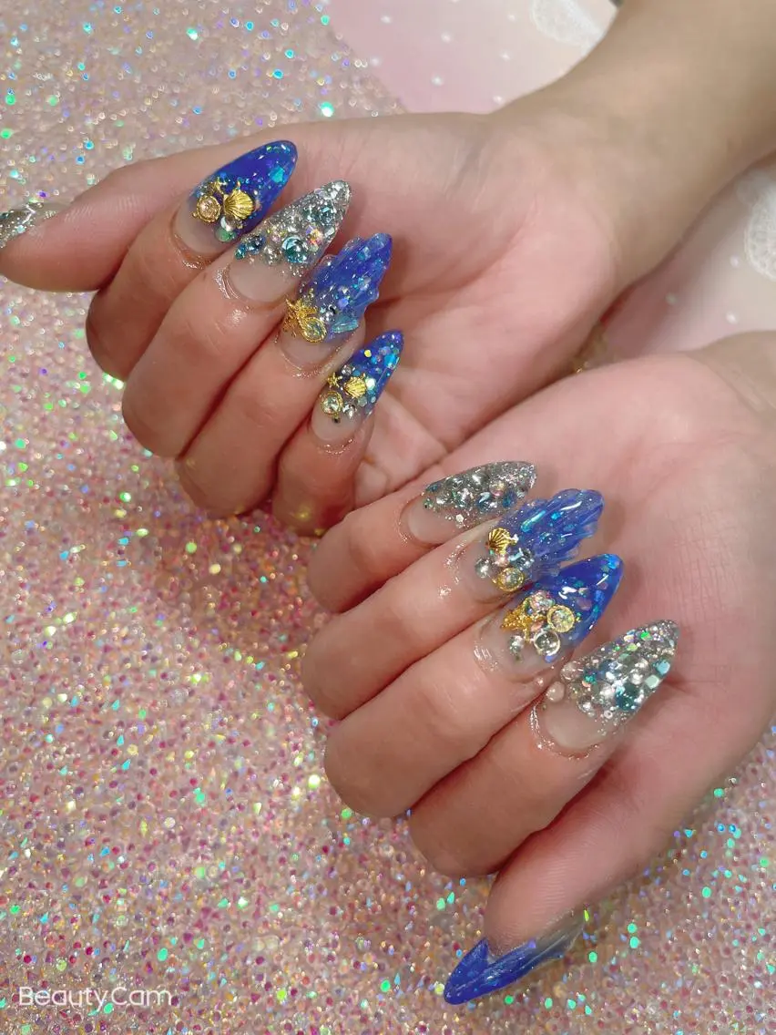 ミディアム ネイル ハンドネイル 《LB》ラブリエ Nail&eyeのマツエク・マツパデザイン