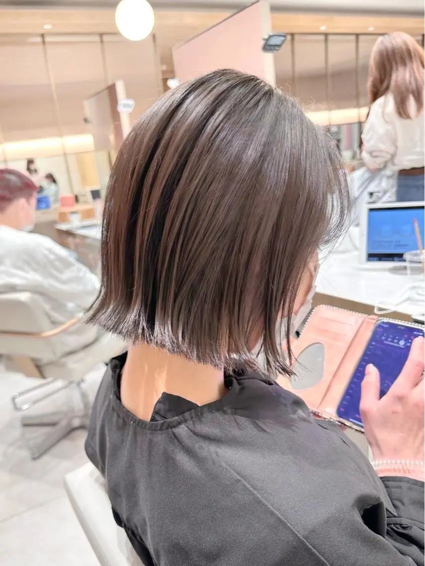 ショート カラー パーマ ヘアアレンジ レイヤーカット/ボブ /縮毛矯正✨大輝のヘアスタイル