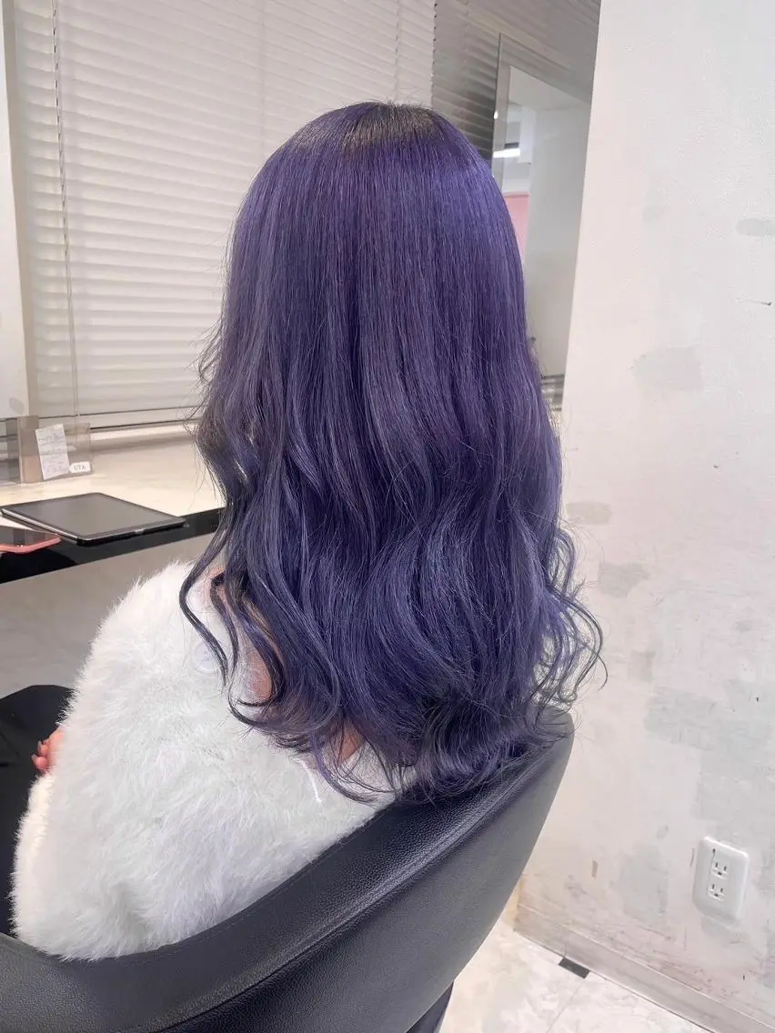 ロング カット ヘアカラー ハイトーンカラー 🎀アカデミー札幌のヘアスタイル