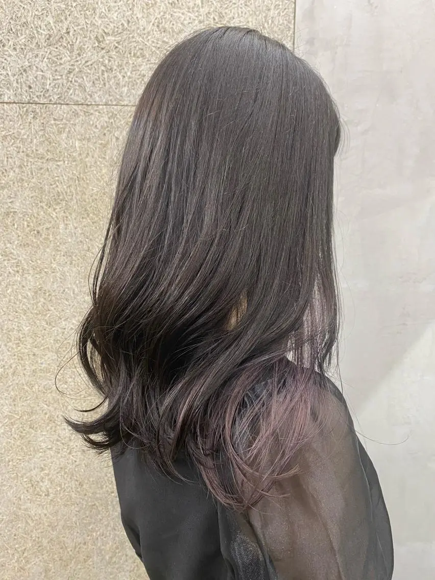 ロング アッシュ カット ヘアカラー トリートメント 浦安美容師🌈 Mayaのヘアスタイル