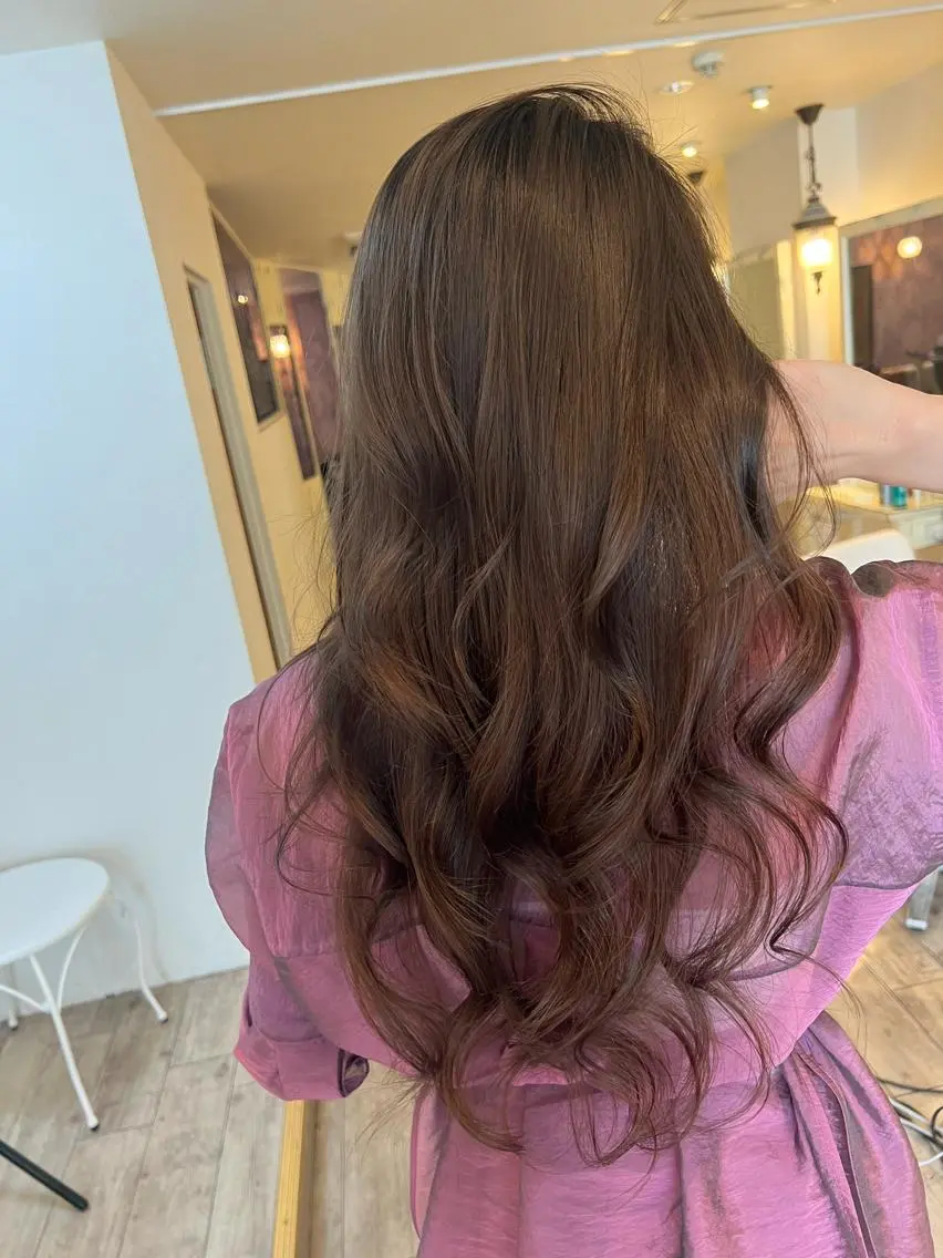ロング カラー 透明感カラー トリートメント 早朝、日祝セット🉑 TSUBASAのヘアスタイル