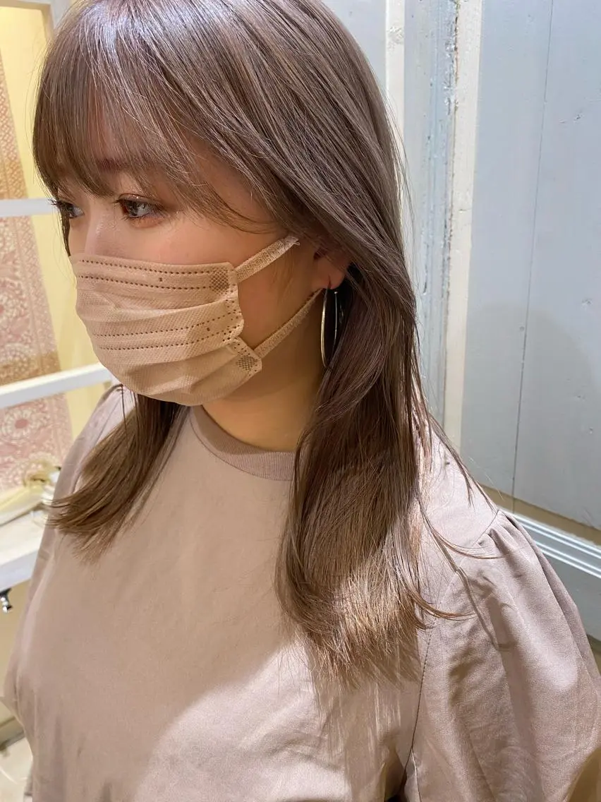 ミディアム カラー ブリーチ ヘアカラー さこだ しょうた 【副店長】のヘアスタイル