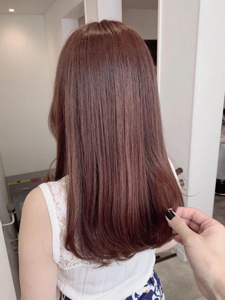 ロング カラー HAREru. モデル募集【戸塚】のヘアスタイル