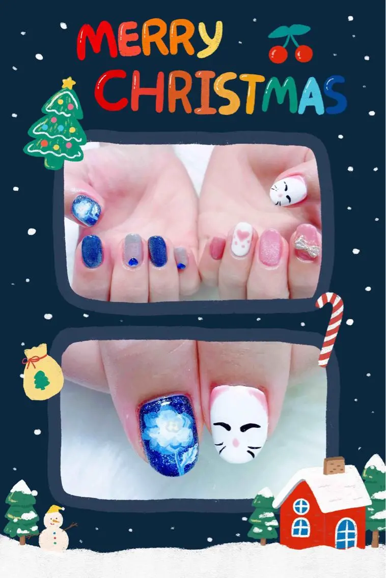 ネイル ハンドネイル MoonNail ユリ🌸のネイルデザイン