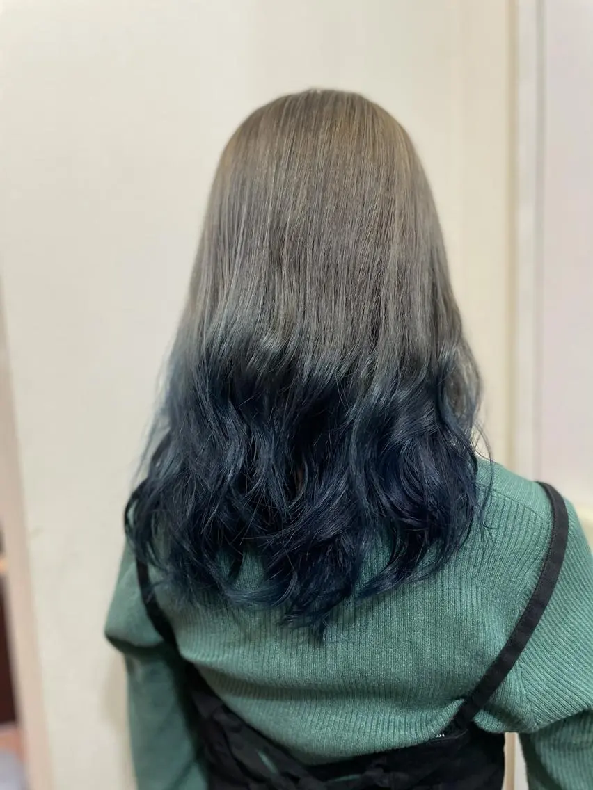 セミロング ヘアカラー トリートメント 縮毛矯正の達人 ☆ 松本のヘアスタイル