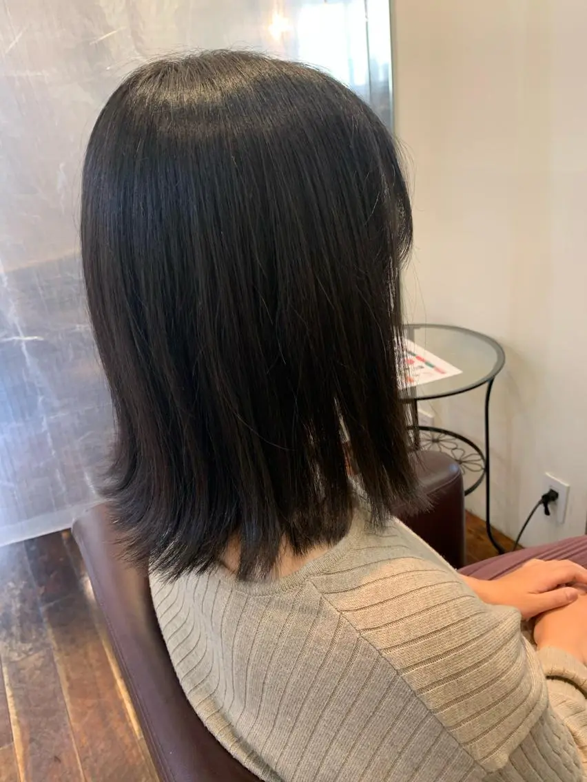 セミロング 小沼采唯👧🏼 海好きオヌちゃんのヘアスタイル
