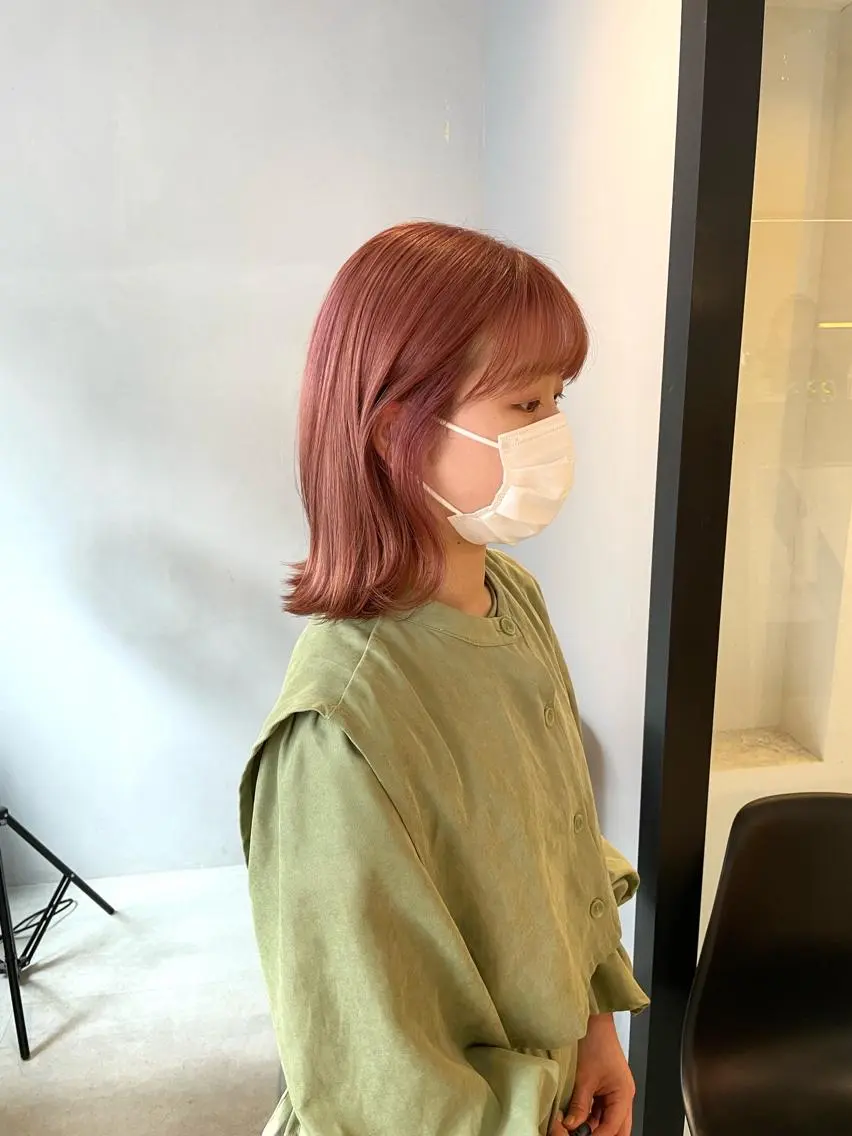 ショート カラー ボブ/パーマ 古家 佑真のヘアスタイル