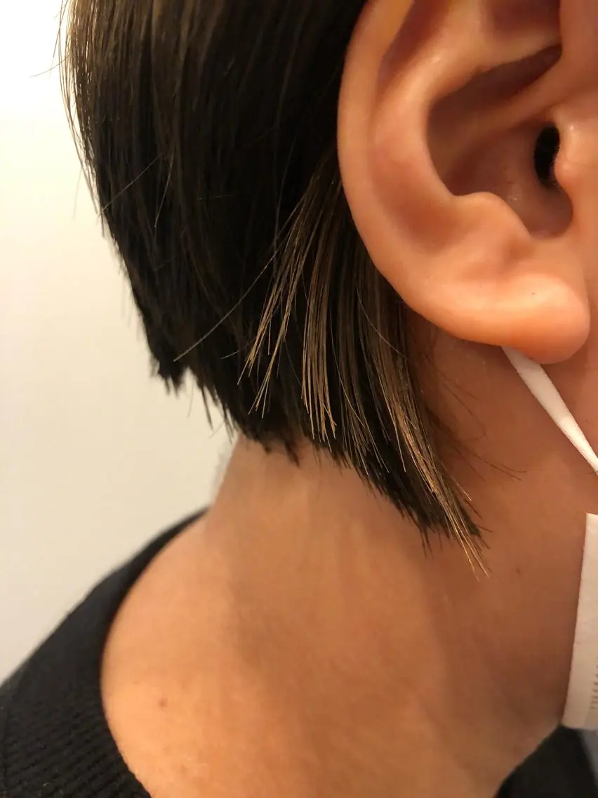 ショート カラー やまさきえりこ ニュアンスパーマのヘアスタイル