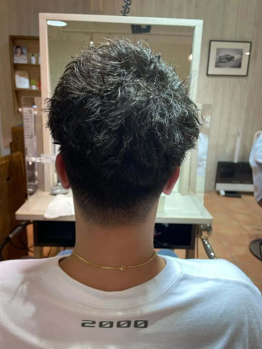 ショート パーマ メンズ 辻堂メンズ特化 YU-YAのヘアスタイル