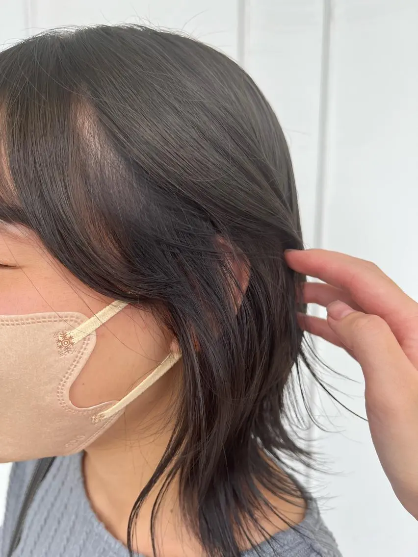 ミディアム カラー RuLaN AMIのヘアスタイル