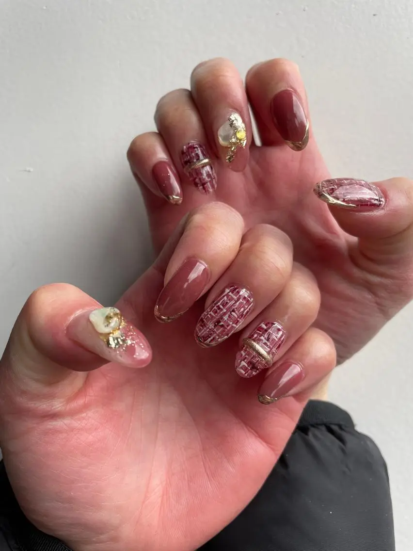 ロング ネイル ハンドネイル nail salon neigeのネイルデザイン