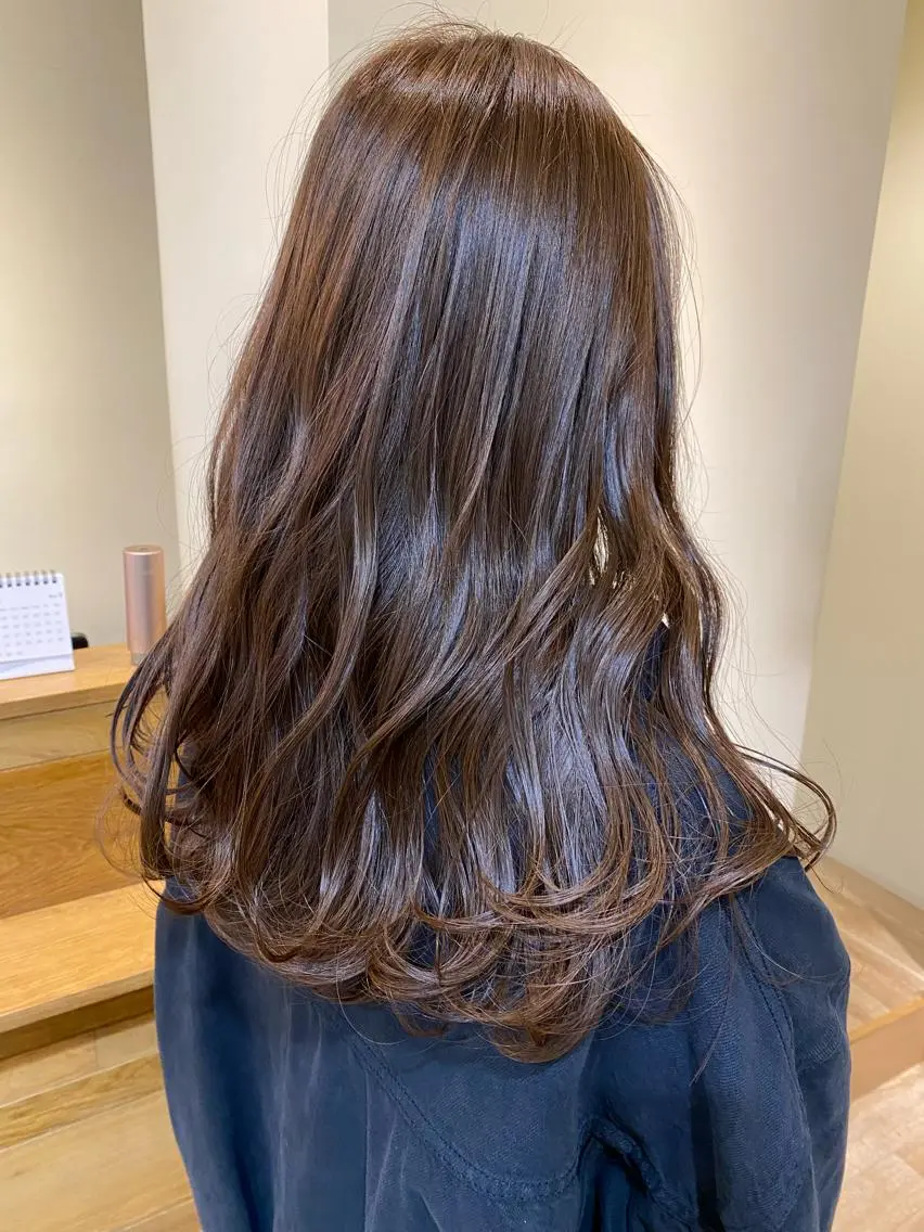 セミロング solo店長 大橋康智のヘアスタイル
