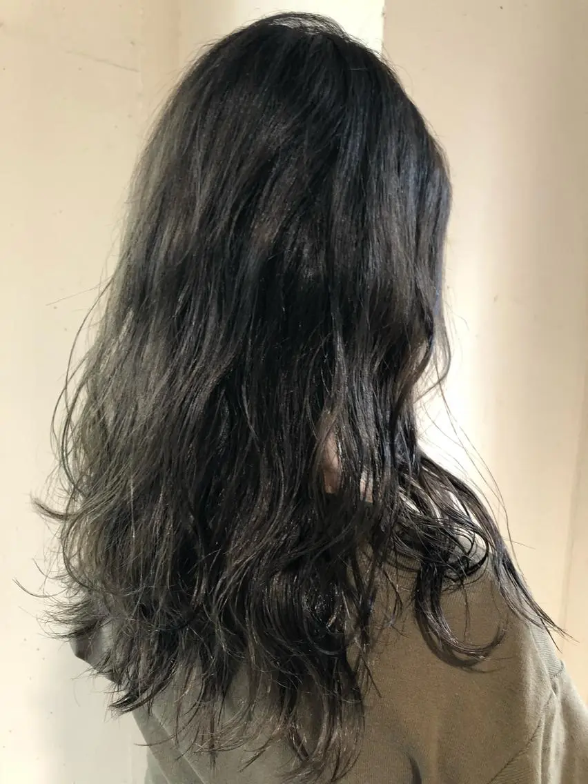 ロング カラー ヘアアレンジ メンズ キッズ ネイル マツエク・マツパ 透明感カラー🤎 ゆりのヘアスタイル