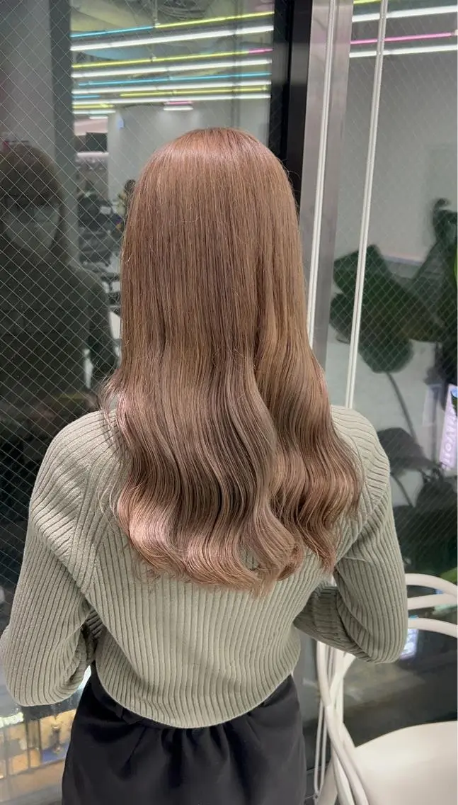ロング カラー ヘアアレンジ ブリーチ ブラウンカラー ケアブリーチ 透明感カラー ダブルカラー カット ヘアカラー ブリーチなしの達人 🌈KAITOのヘアスタイル