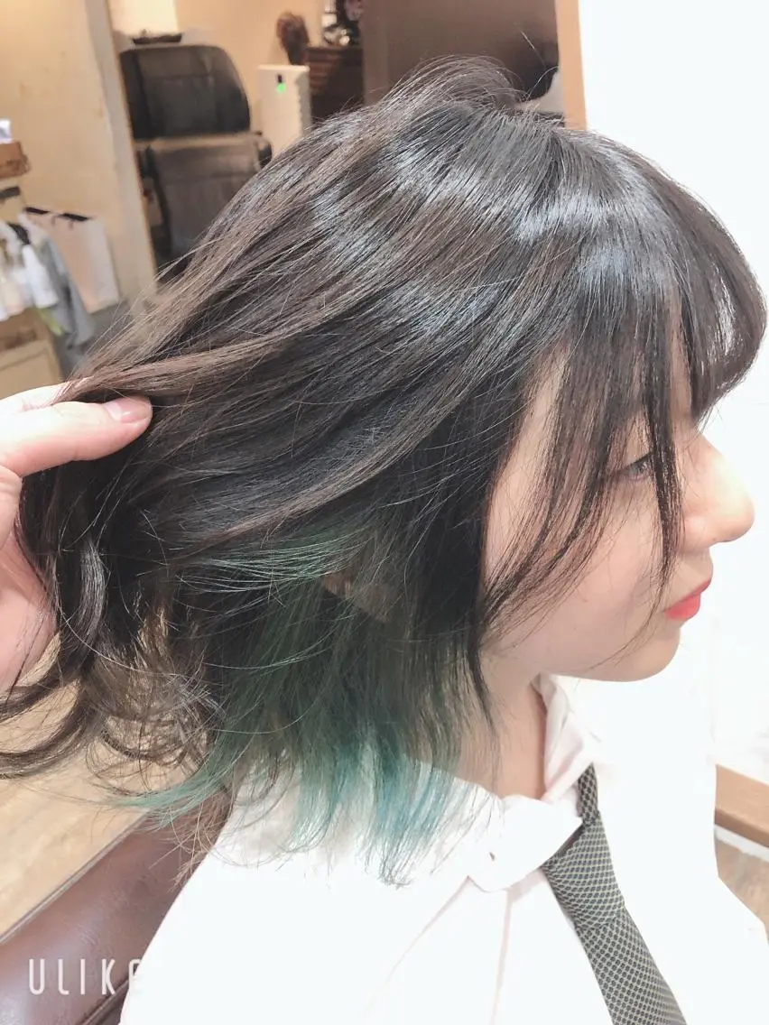 ショート カラー インナーカラー 清永 隆二のヘアスタイル