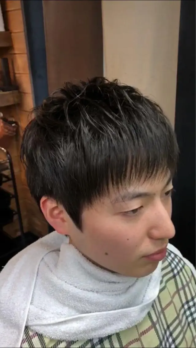 ショート メンズ 佐藤 優也のヘアスタイル