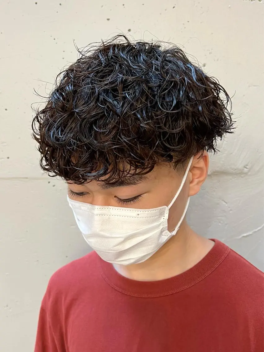 パーマ メンズ カット パーマ 🔥メンズ特化🔥 永瀬椋のヘアスタイル