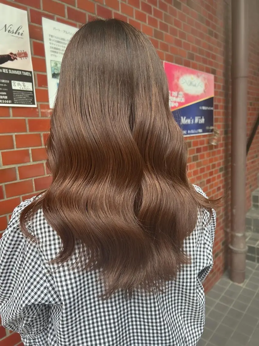セミロング 髪質改善✨ 角谷　勇のヘアスタイル