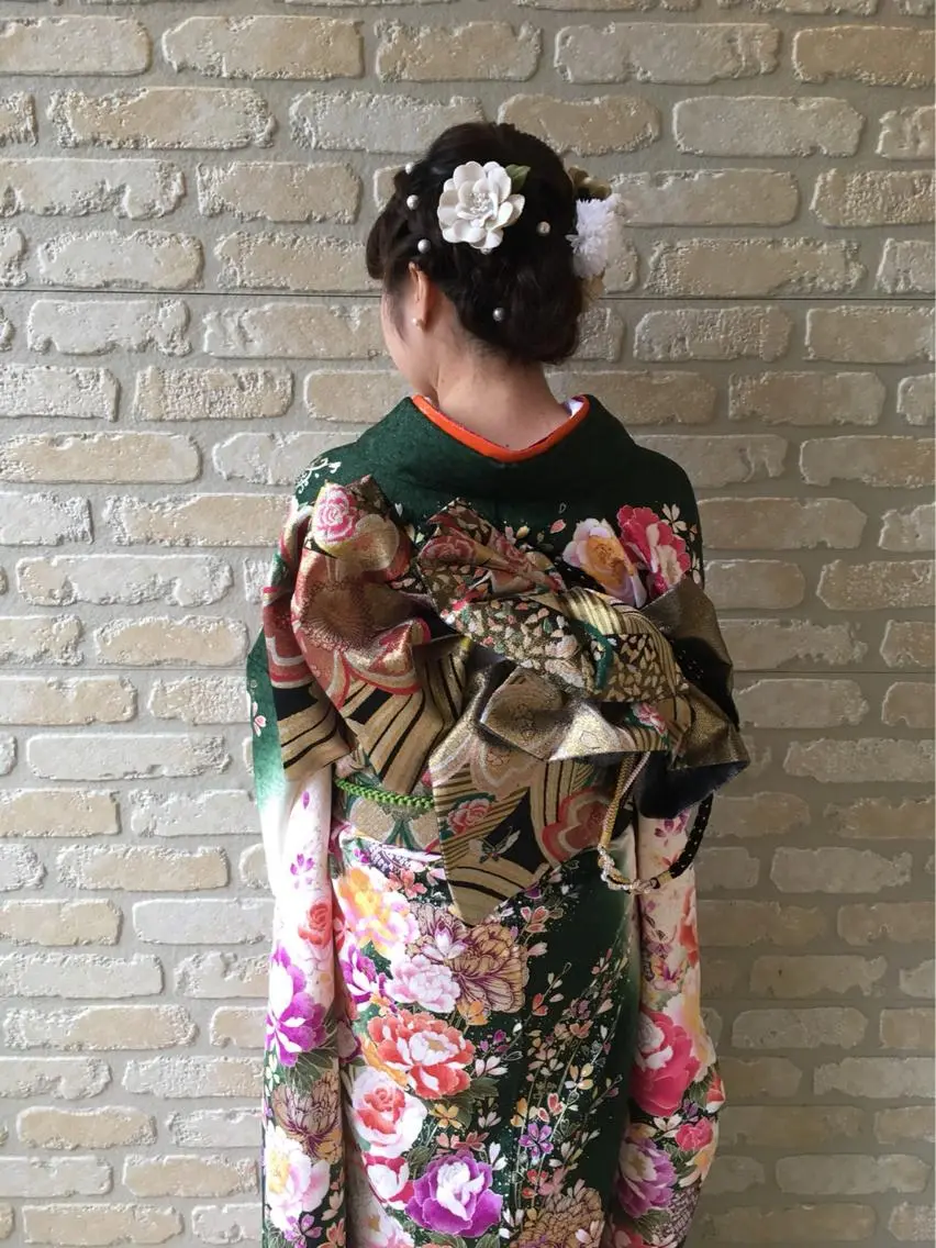 ヘアアレンジ 成人式 中原 梨沙のヘアスタイル