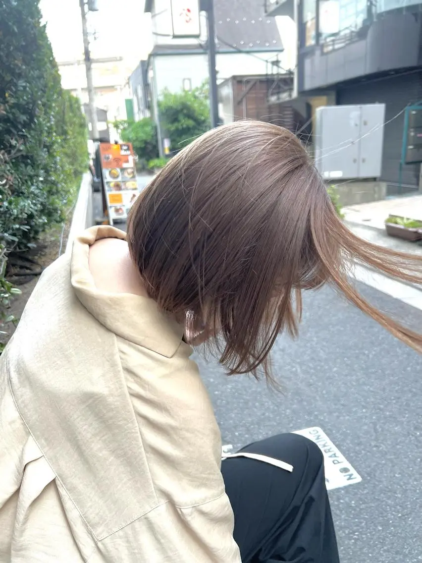 ショート カラー ヘアアレンジ ブリーチ ケアブリーチ HARU//原宿🤍 リピート率NO.1のヘアスタイル