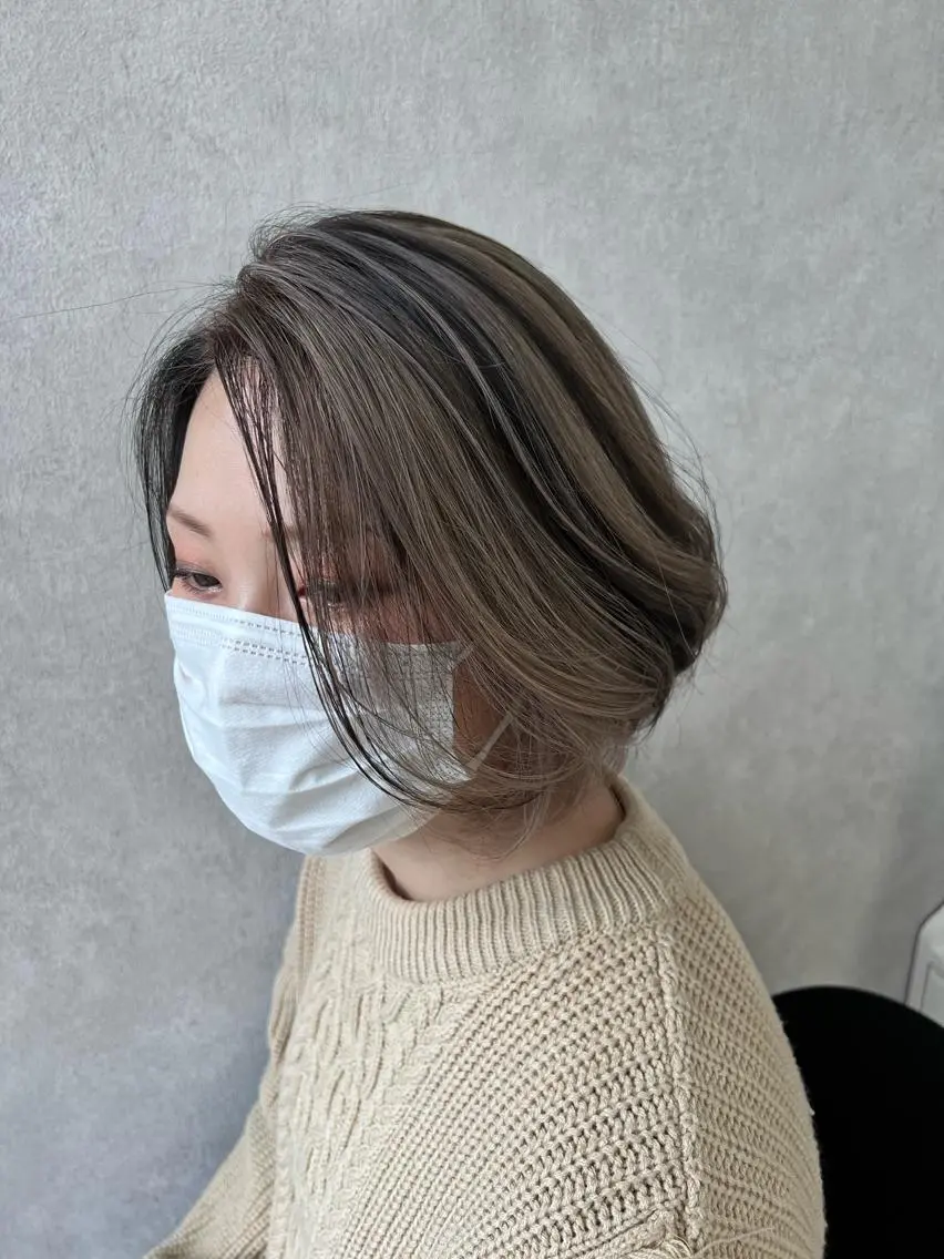 ショート カラー ボブ 伊藤 早人のヘアスタイル