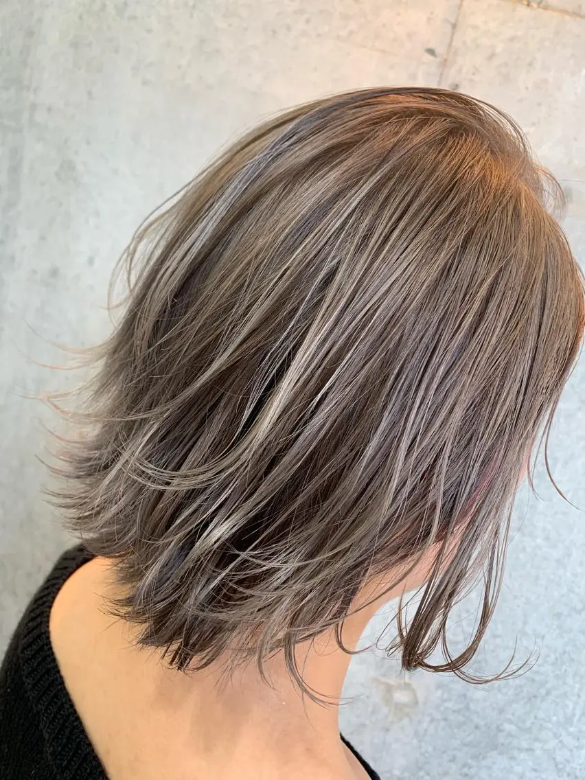 ショート カラー ヘアカラー トリートメント 天野 開のヘアスタイル