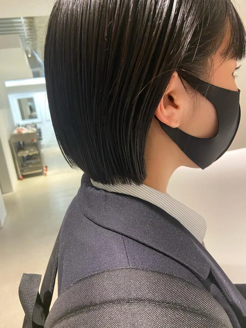ショート ボブ 似合わせcut 🔥yutakaのヘアスタイル