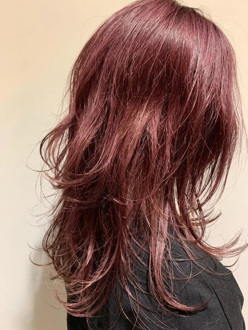 セミロング カラー 美髪形成!色素改善! 秋田 和輝のヘアスタイル
