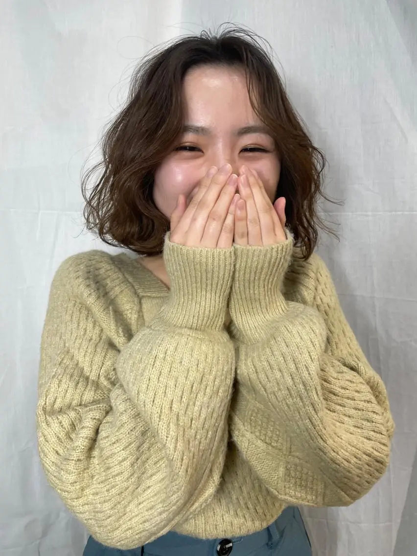 ショート カラー ヘアアレンジ 髙塚碧🇰🇷 韓国ヘア🎗️のヘアスタイル