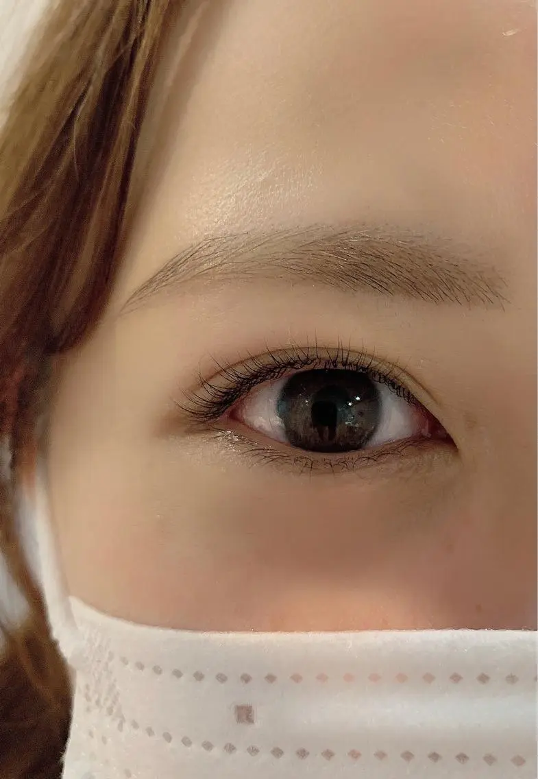 マツエク・マツパ パリジェンヌラッシュリフト まつげパーマ 下まつげエクステ 一重×まつ毛パーマ 👀ドレス 野田阪神店✨のマツエク・マツパデザイン