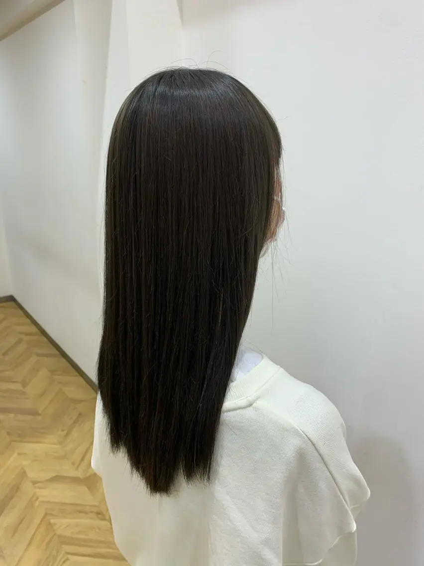 ロング カラー ベージュカラー 後藤 澪のヘアスタイル
