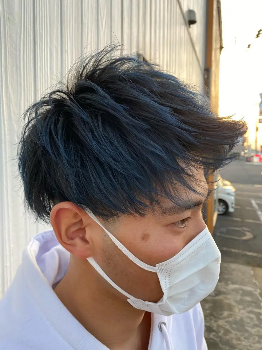 メンズ フェードカット スキンフェード 石川 信英のヘアスタイル