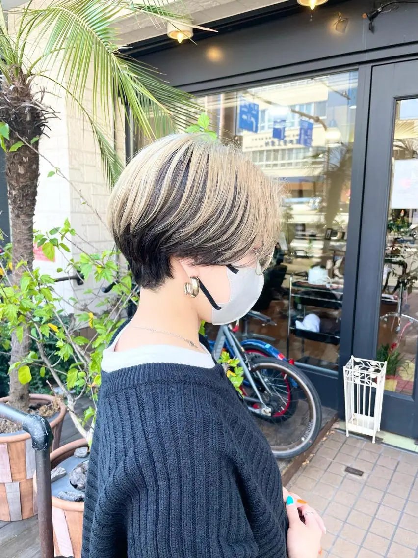 ショート カラー カット ヘアカラー トリートメント AKALA HAIR 西宮店　Juriのヘアスタイル
