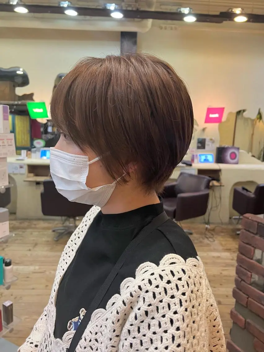 ショート カラー ショートヘア 「sumi」 AMIのヘアスタイル
