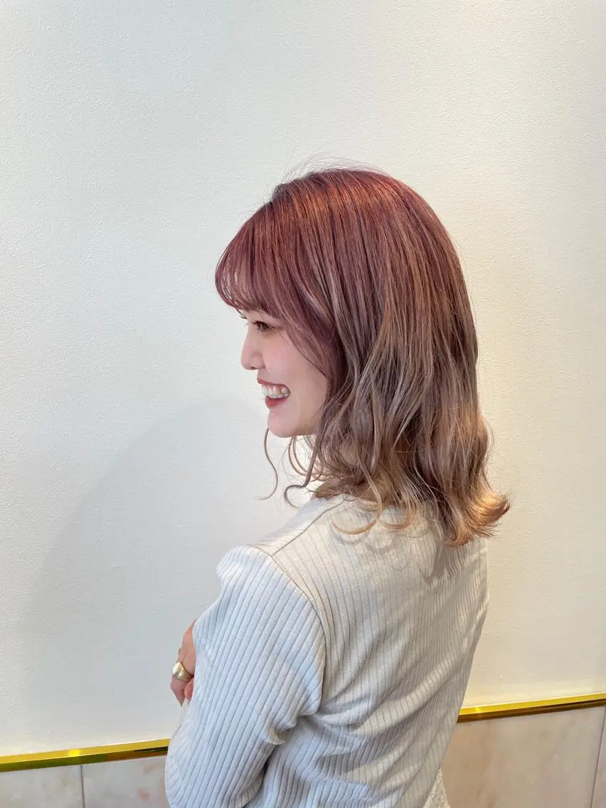 セミロング 前田 花綸のヘアスタイル