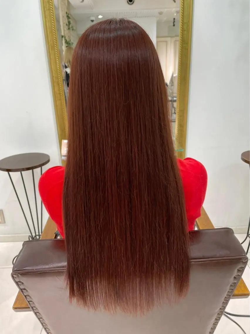 ロング 髪質改善 トリートメント ハイトーン職人 ♡推しカラー♡カイトのヘアスタイル