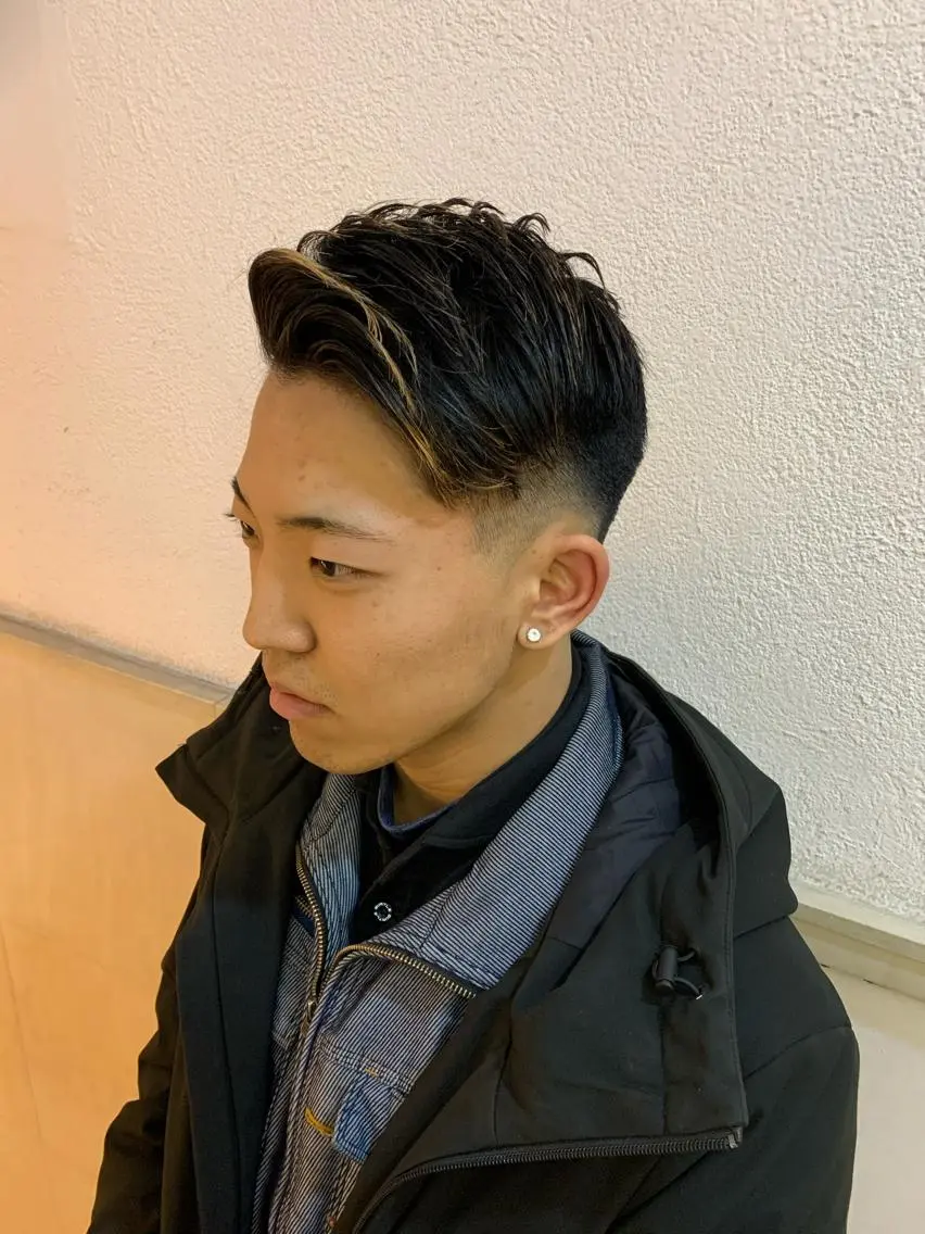 ショート メンズ 田中 千恩のヘアスタイル