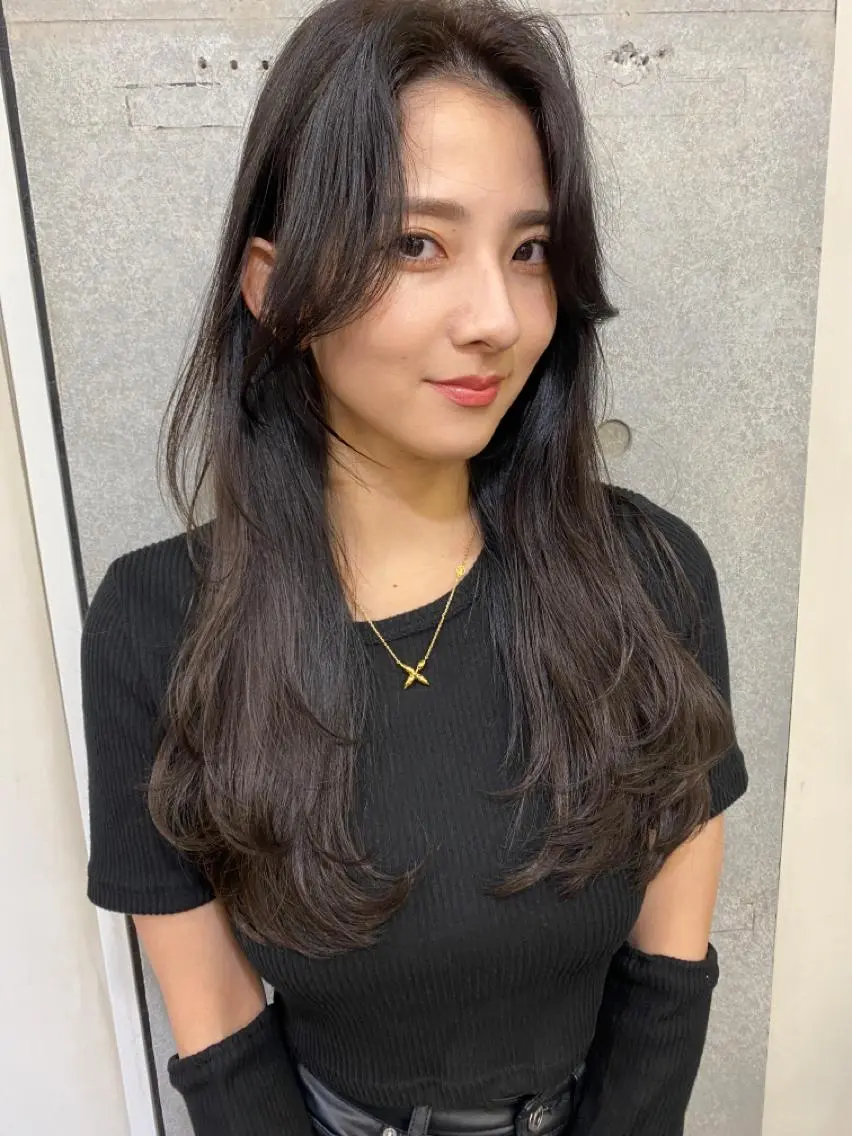 ロング 似合わせレイヤー 🇰🇷荒木洋文のヘアスタイル