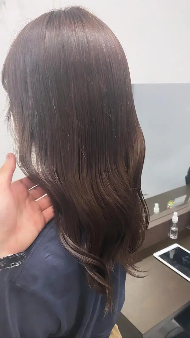ロング カラー ヘアアレンジ メンズ ハイトーン特化💍 chloe💍韓国のヘアスタイル
